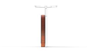 mała architektura, bicycle stand, rubber protection, with bike frame protection, cycle rack