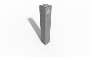 mała architektura, bollard, braille'a alfabet, info, accessible for disabled, information board, information post