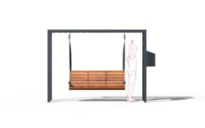mała architektura, inne, seating, leasure and rest, community library, swing, pergola