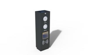 mała architektura, inne, bollard, 230v and/or usb socket, induction/qi charger, wifi station