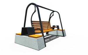 mała architektura, inne, bench, seating, solarny, leasure and rest, concrete, beton architektoniczy, swing, solarna listwa smartbeam, small table, wzór zastrzeżony