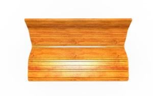 mała architektura, seating, leasure and rest, chaise longue, rotatable, wood backrest, wood seating, high backrest, wzór zastrzeżony