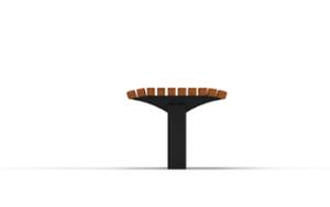 mała architektura, bench, wood seating