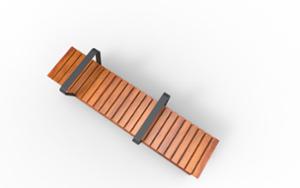 mała architektura, bench, concrete, beton architektoniczy, corten, for elderly people, wall top, wood seating