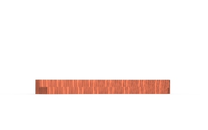 mała architektura, seating, price per metre, horizontal planks, length measured on longer side, wood backrest, curved, wood seating, trybuna