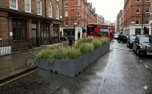 mała architektura, planter, bench, seating, leasure and rest, mobile (pallet jack compatible), parklet, cycle rack, table