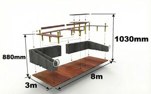 mała architektura, planter, bench, seating, leasure and rest, mobile (pallet jack compatible), parklet, cycle rack, table