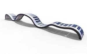 mała architektura, bench, seating, wood seating, chaise longue, modular, leasure and rest