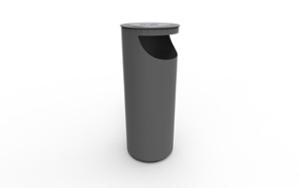mała architektura, litter bin, safety ashtray, side aperture