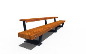 mała architektura, seating, wood seating, wood backrest, table, small table, picnic set