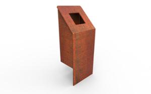 mała architektura, litter bin