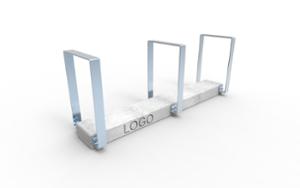 mała architektura, bicycle stand, free-standing, beton architektoniczy, multiple stands, cycle rack