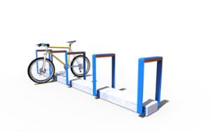 mała architektura, bicycle stand, concrete, free-standing, beton architektoniczy, multiple stands, cycle rack, with bike frame protection