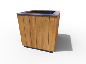 mała architektura, planter, drewno