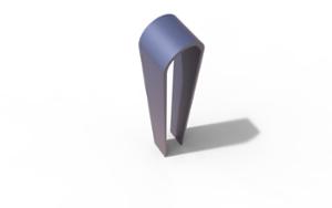 mała architektura, bollard, stal