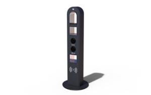 mała architektura, bollard, inne, wifi station, 230v and/or usb socket, induction/qi charger