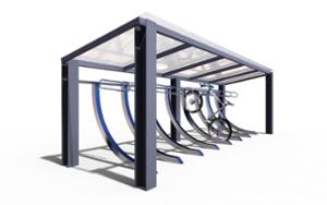 mała architektura, inne, bicycle stand, bicycle canopy, vertical, multiple stands, canopy
