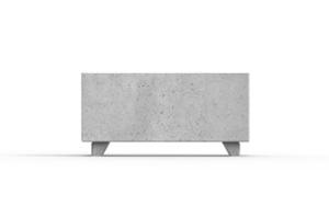 mała architektura, planter, concrete, beton architektoniczy, mobile (pallet jack compatible), modular