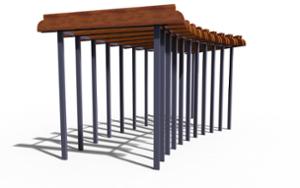 mała architektura, inne, pergola, curved