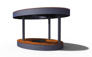 mała architektura, bench, inne, pergola, shade