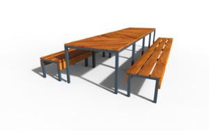 mała architektura, bench, inne, table, picnic set