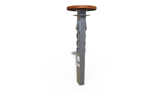 mała architektura, bollard, inne, wifi station, 230v and/or usb socket, induction/qi charger