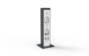 mała architektura, bollard, inne, wifi station, 230v and/or usb socket, induction/qi charger