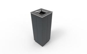 mała architektura, litter bin