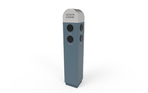 mała architektura, bollard, inne, wifi station, 230v and/or usb socket, induction/qi charger
