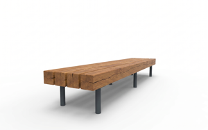 mała architektura, bench, double-sided , 230v and/or usb socket, induction/qi charger, fotowoltaika, kłoda, solarna listwa smartbeam