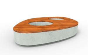 mała architektura, bench, planter, concrete, beton architektoniczy