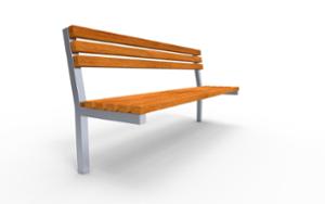 street furniture, seating, wood seating, wood backrest