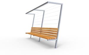street furniture, seating, trelly, pergola, wood seating, wood backrest