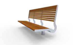 street furniture, seating, wood seating, wood backrest, modular