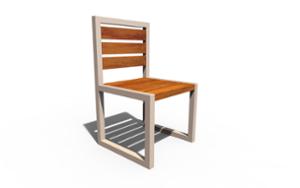 street furniture, seating, wood seating, wood backrest, chair, for single person