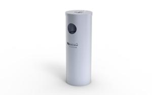 street furniture, litter bin, safety ashtray, ashtray with small litter bin, ashtray, logo, side aperture