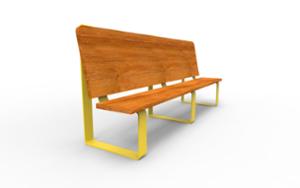 street furniture, seating, wood seating, wood backrest, high backrest