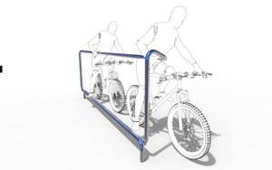 street furniture, other, bicycle stand, cycle rack, cyclist support