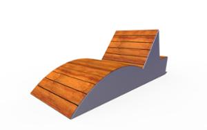 street furniture, seating, wood seating, wood backrest, chaise longue, leasure and rest