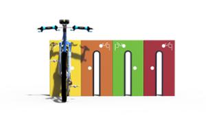 mobilier stradal, stand de biciclete, protectie cauciuc, pentru roata, suporturi multiple