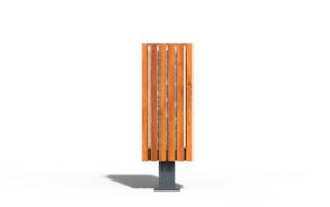 mobilier stradal, cos de gunoi, montat pe stalp