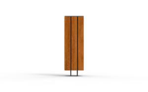 mobilier stradal, bolard, lemn