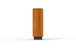 mobilier stradal, bolard, lemn