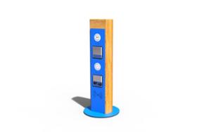 mobilier stradal, altele, bolard, 230v si/sau priza usb, inductie / incarcator qi, wifi statie