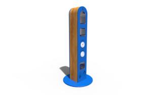 mobilier stradal, altele, bolard, 230v si/sau priza usb, inductie / incarcator qi, wifi statie