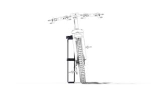 mobilier stradal, stand de biciclete, cu protectie cadru pentru biciclete, suport bicicleta, retro