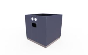 mobilier stradal, jardiniera, 230v si/sau priza usb, modular, otel