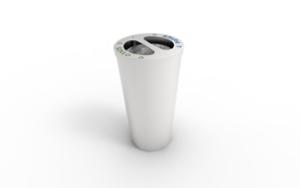 mobilier stradal, cos de gunoi, logo, scrumiera mica, segregare completa, segregarea preliminara