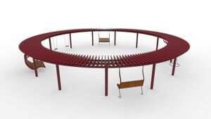 mobilier stradal, altele, leasure and rest, fotowoltaika, leagan, sezlong, pergola, solarna listwa smartbeam