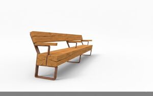mobilier stradal, banca, sezuturi, kłoda, spatar din lemn, scaune din lemn